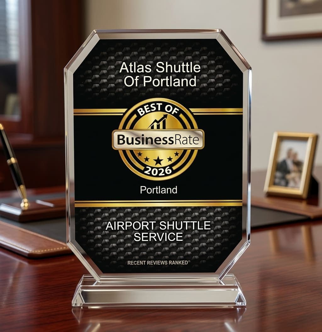 Atlas shuttle of portland award by BusinessRate
