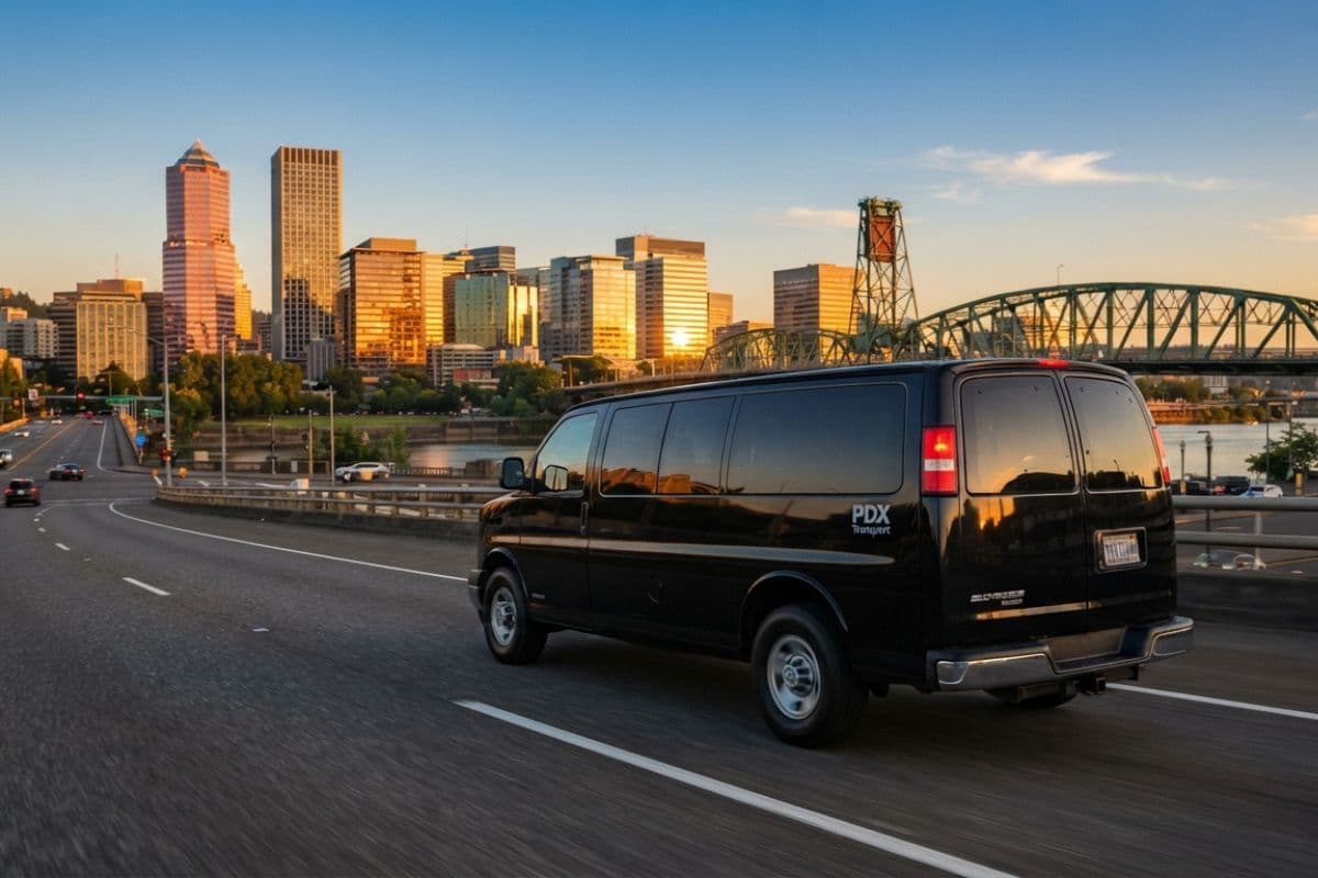 Downtown & Central Portland to PDX